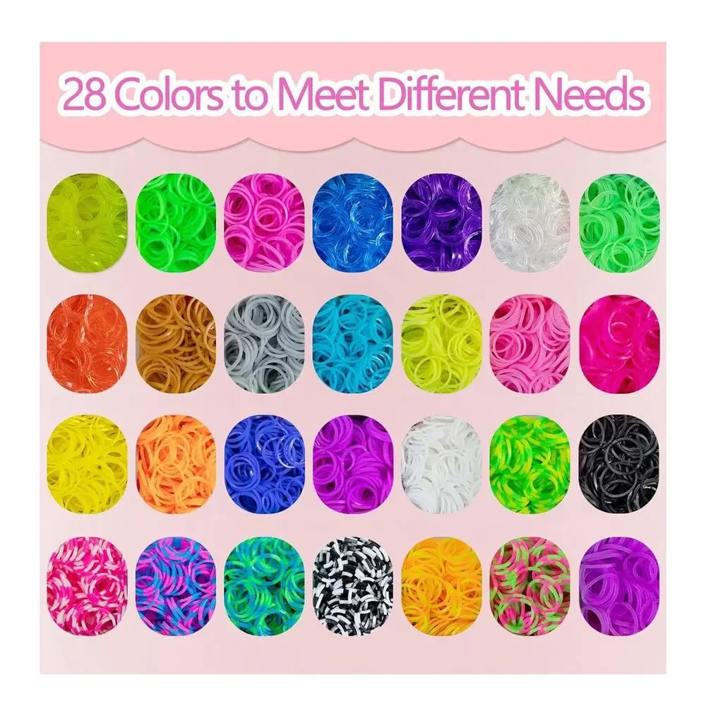 11,860+‎ Rubber Bands Refill Set: Bracelet Making Kit for Kids, Loom Bands, ..
