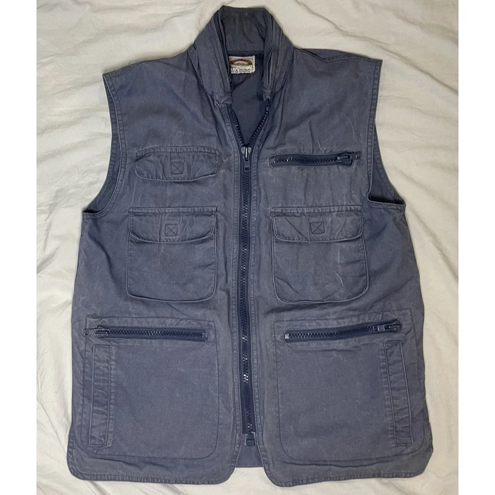 Vintage 1980s Banana Republic Safari Photo journalist Vest Mens S