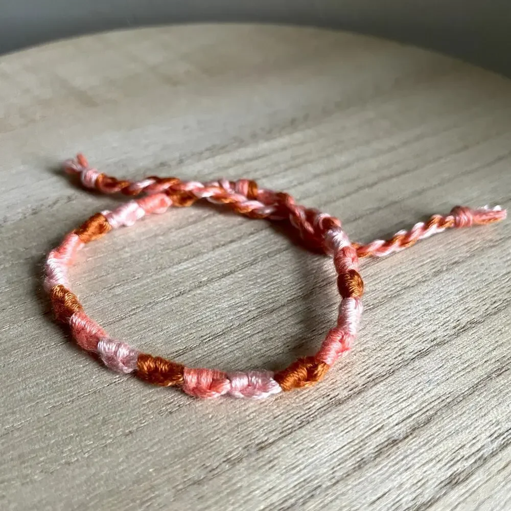 Essie‎ Bracelet anklet trendy comfortable tie embroidery thread woven gift