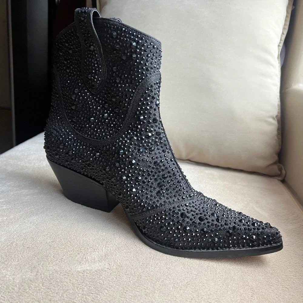 Jessica Simpson rhinestone embellished