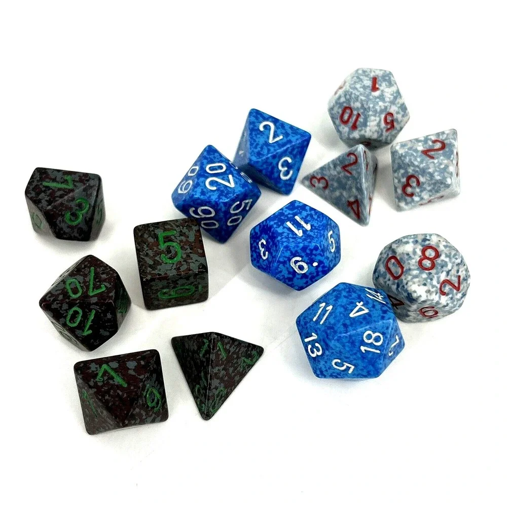 Lot Of OOP Chessex Elemental Air Earth‎ Water 25310 25300 25306 RPG D&D