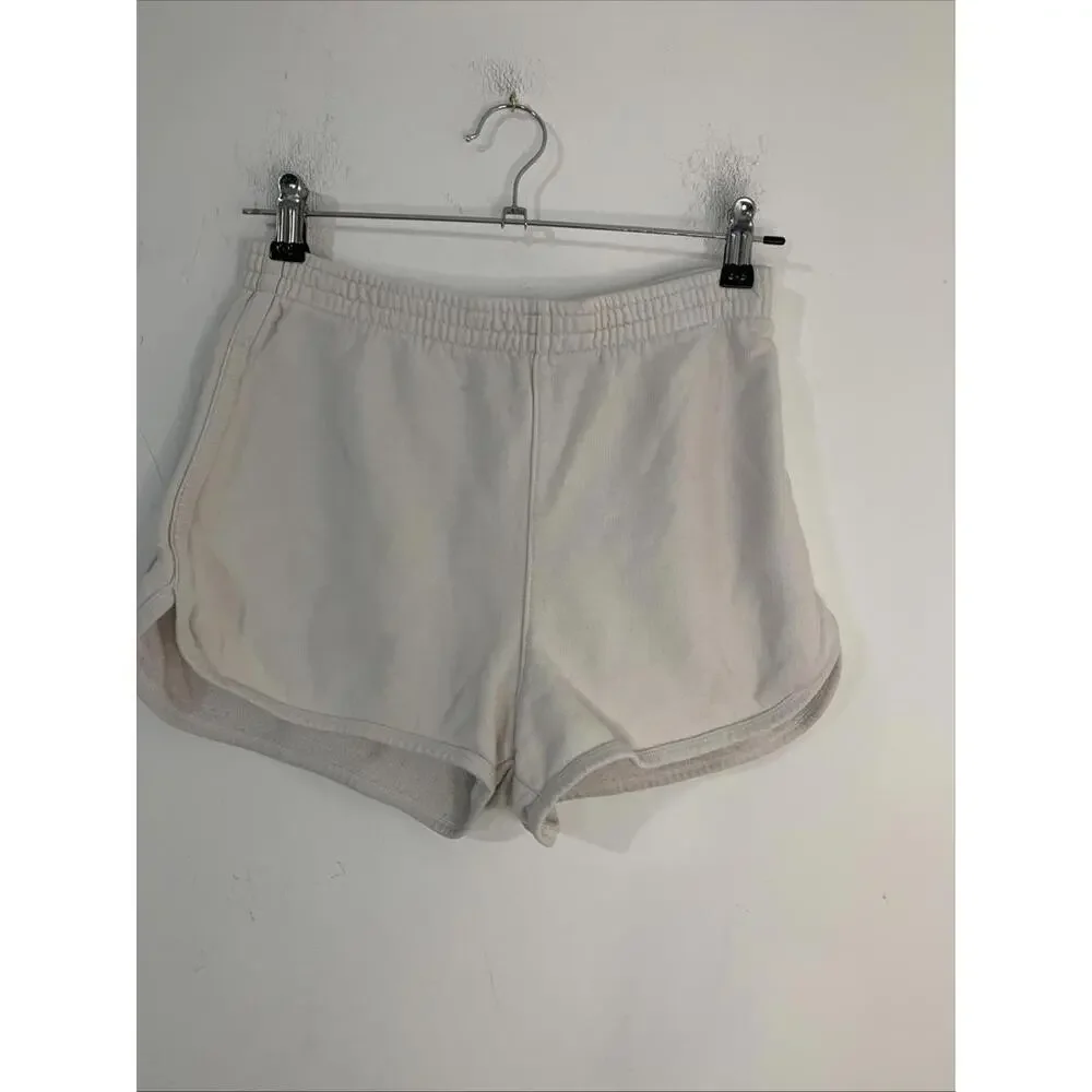 John Galt White Sweat Pant‎ Shorts One Size Made In Italy