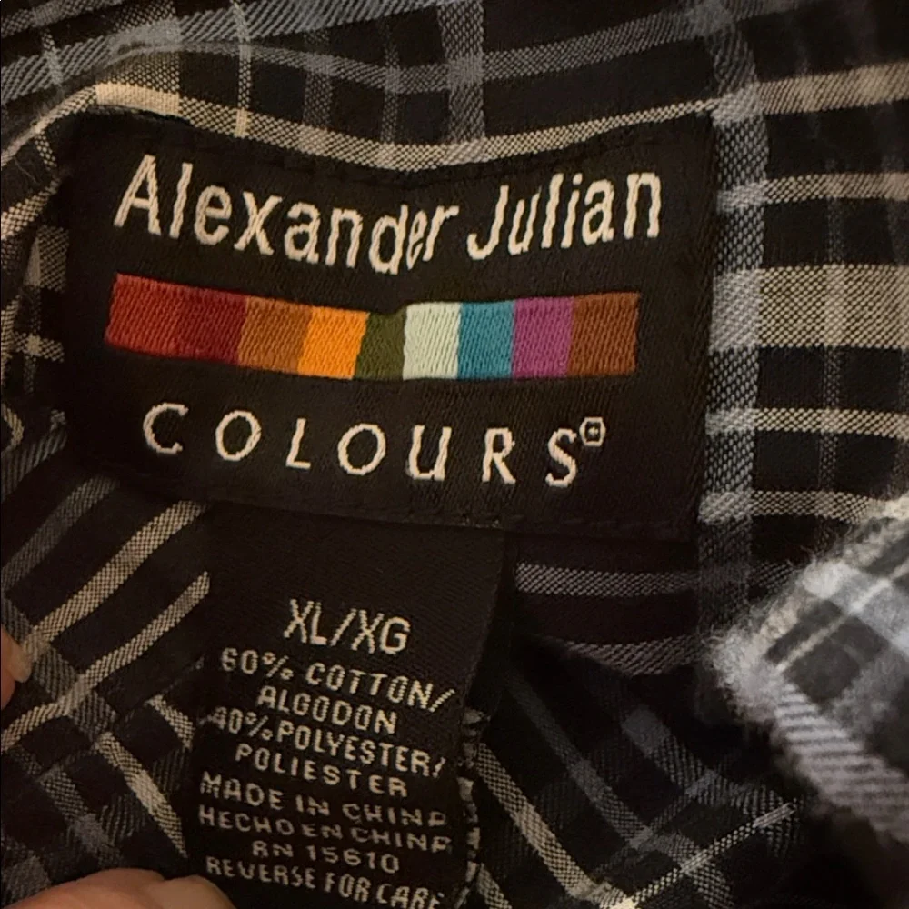 Alexander Julian classic checkered