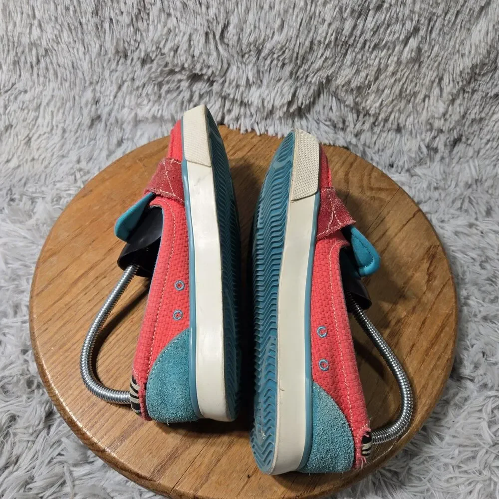 Nike 6.0 Balsa Skateboard Loafers SB Women Sz 8 Pink Multicolor Slip-On Loafers