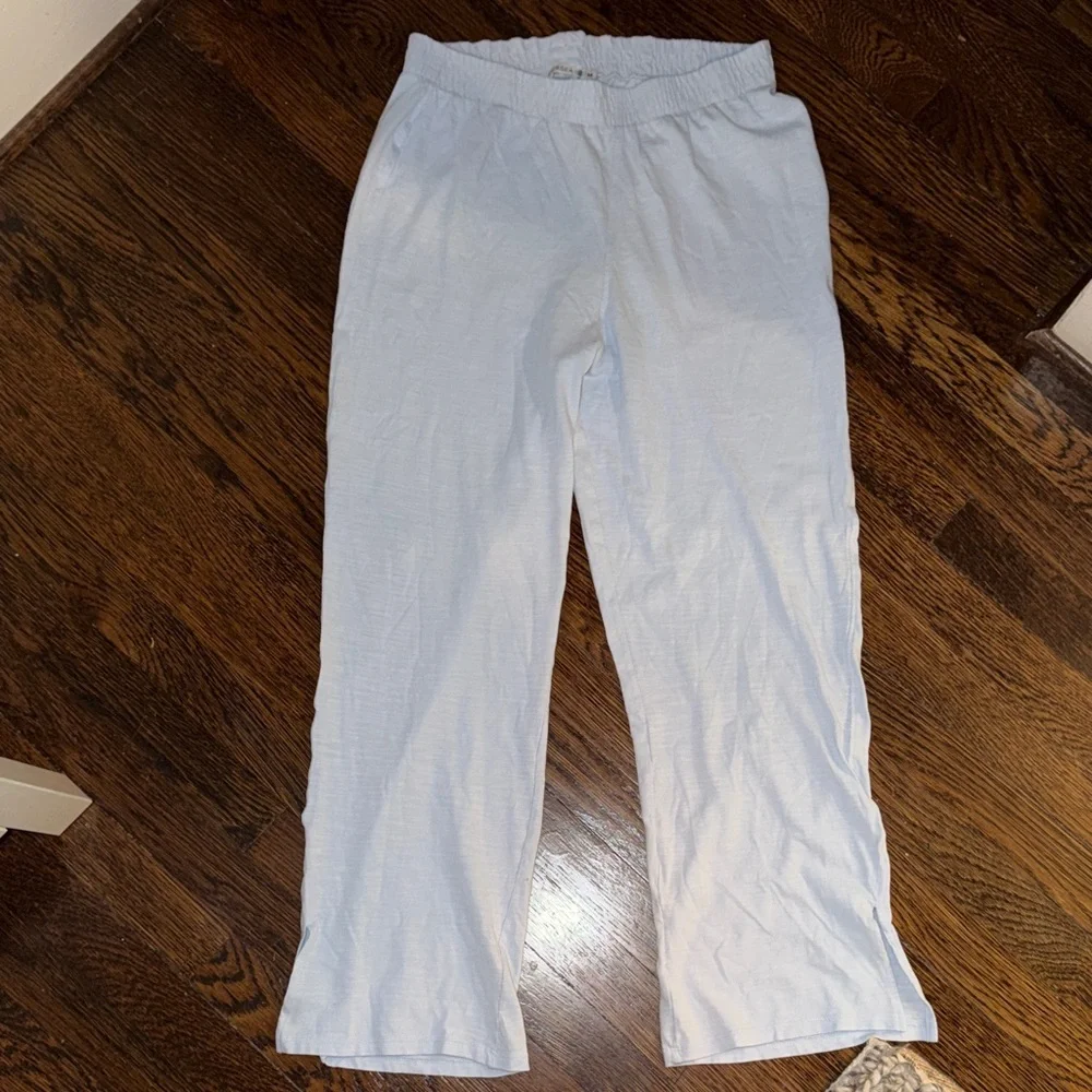Mersea Women’s Traveler Wide Leg Pant in Light Blue