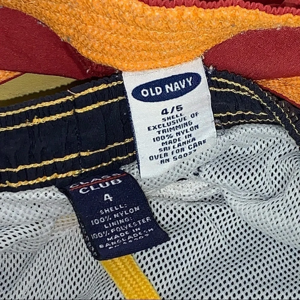OLD NAVY Boys Size 4/5 & 5 Lot of 2 Boys' Swimwear Swim Trunks