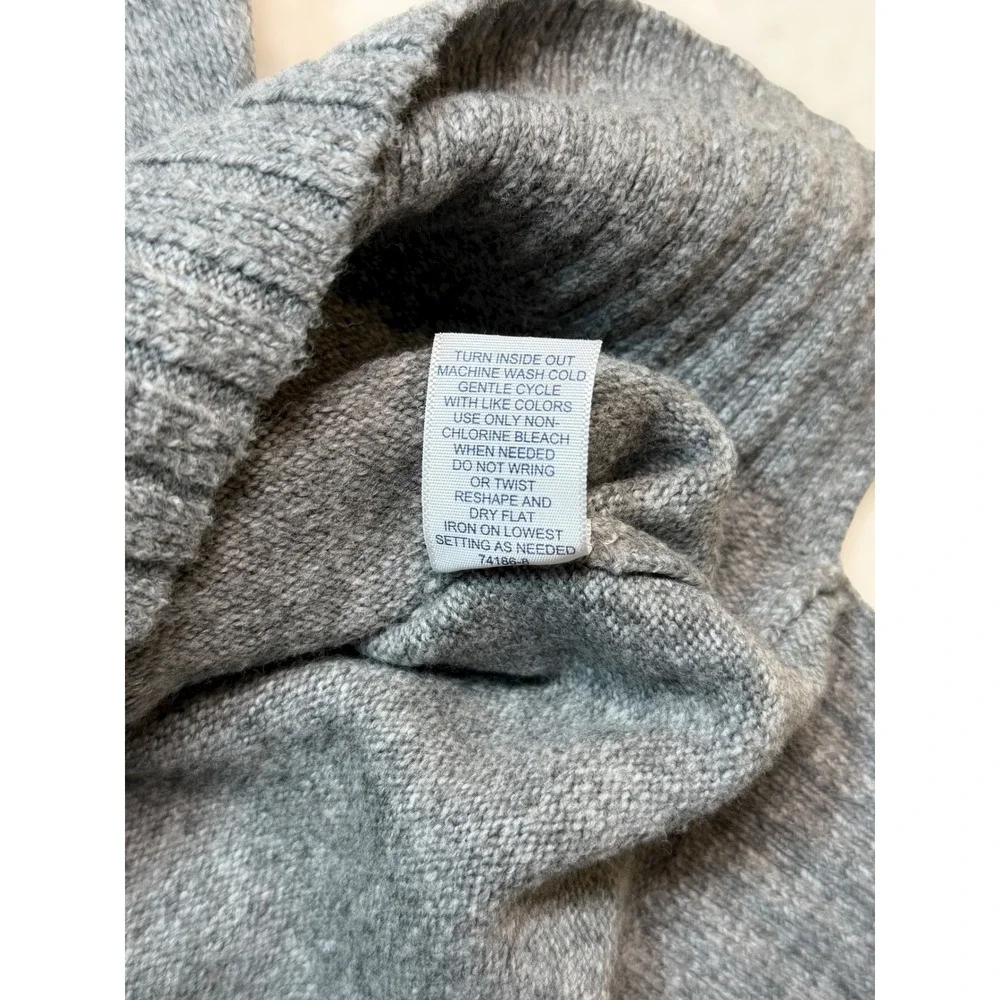 St.‎ Johns Bay Mens Grey Argyle Crewneck Sweater Cozy Preppy Fair Isle Winter