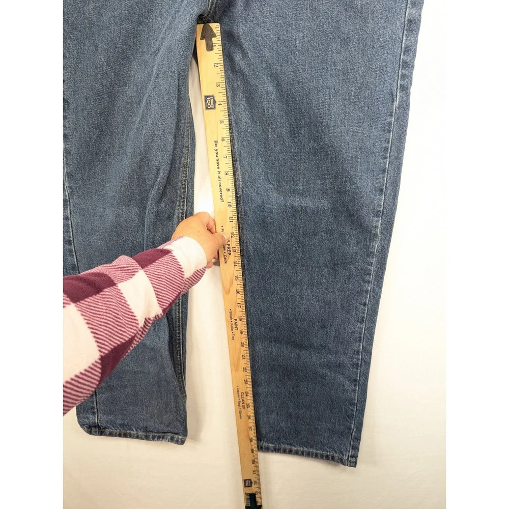 Carhartt B460 DPS‎ Mens Relaxed Fit Straight Leg Jeans Blue Medium Wash 35x30