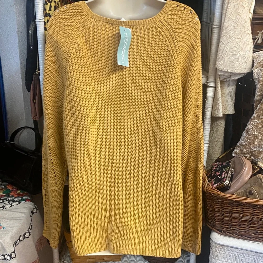 Coldwater Creek chic mustard