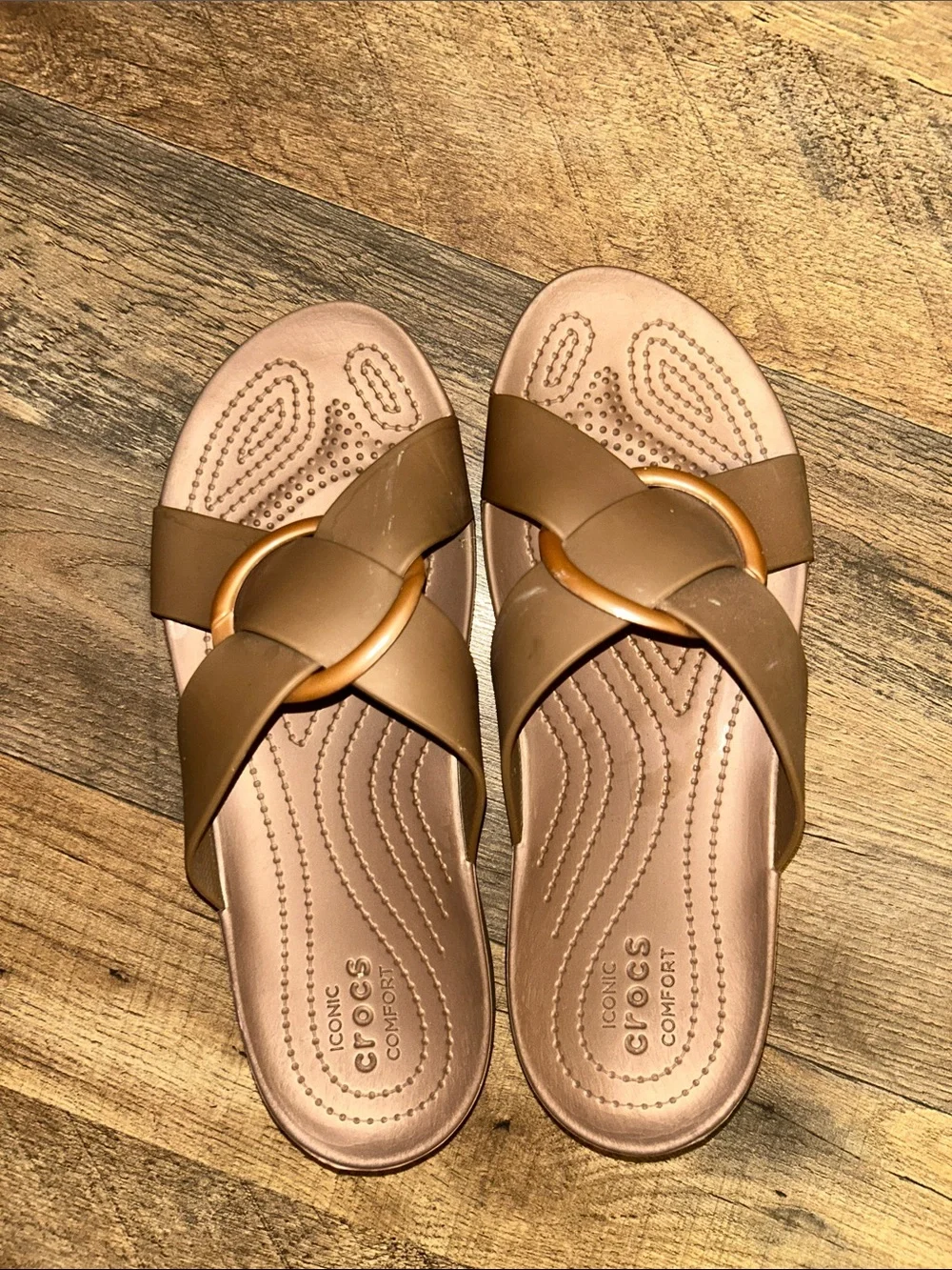 CROCS slip sandals