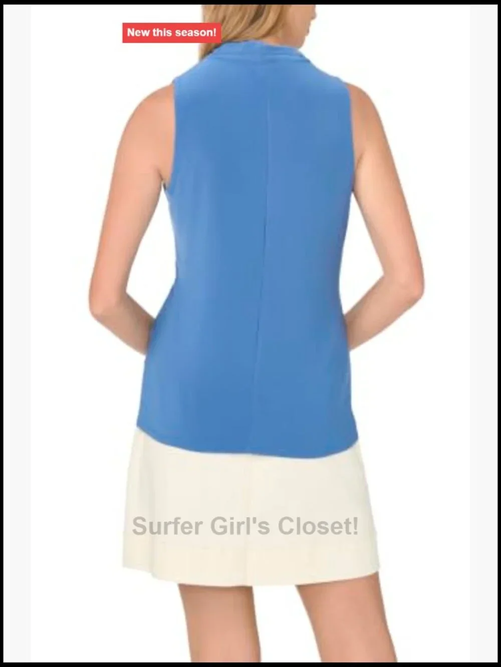 Vince Camuto Women's Sleeveless Wrap Tank Top Polyester
