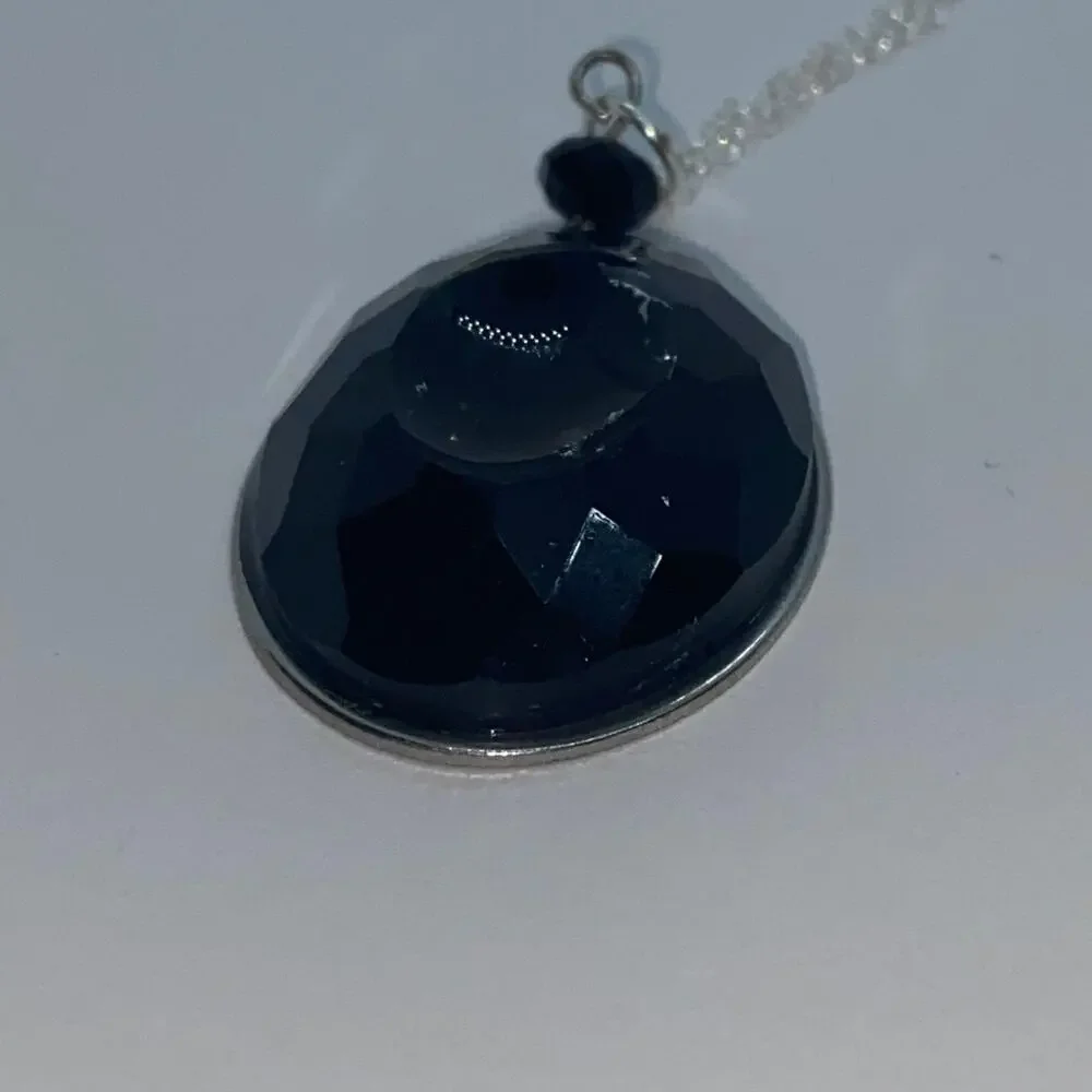 Handmade black silver hand