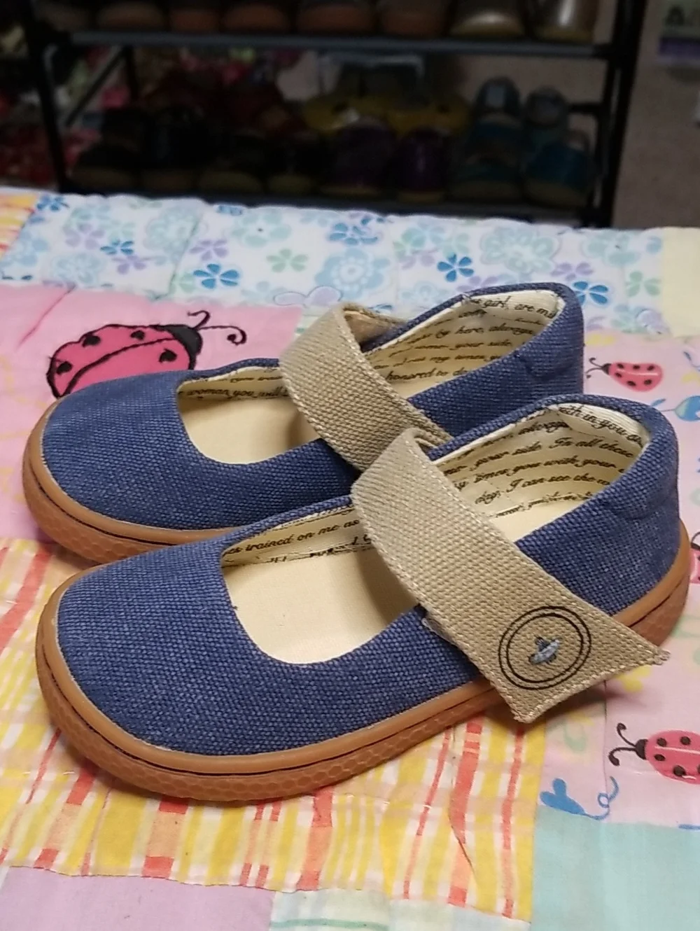 Livie & Luca blue canvas