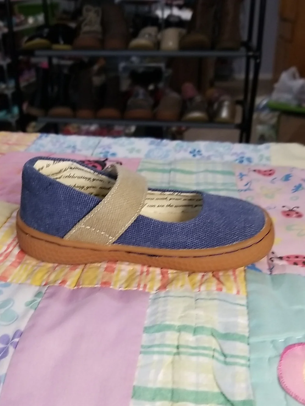 Livie & Luca blue canvas