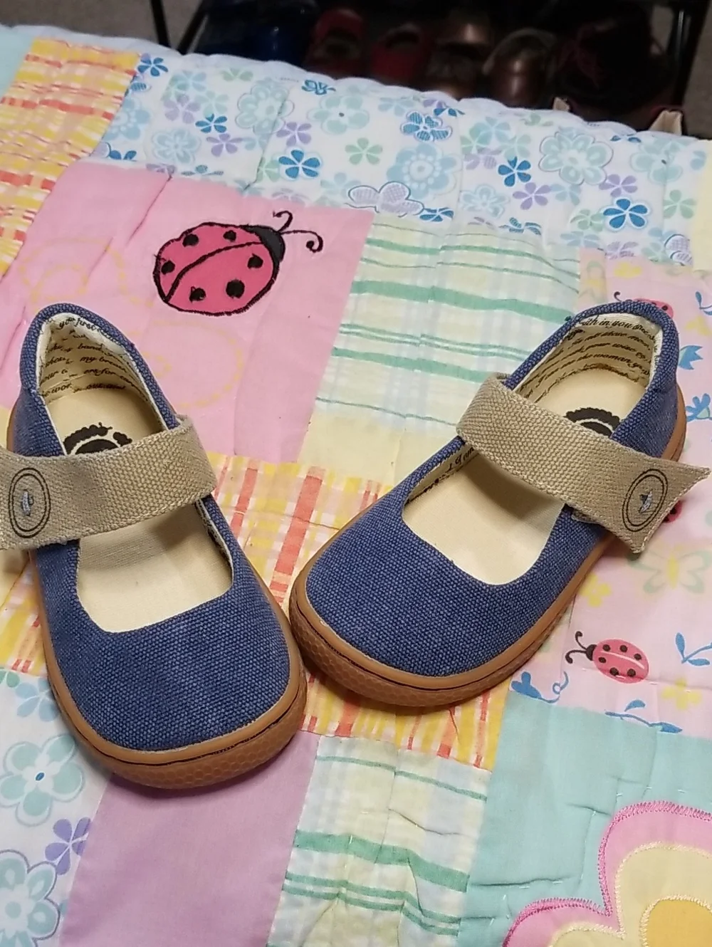 Livie & Luca blue canvas
