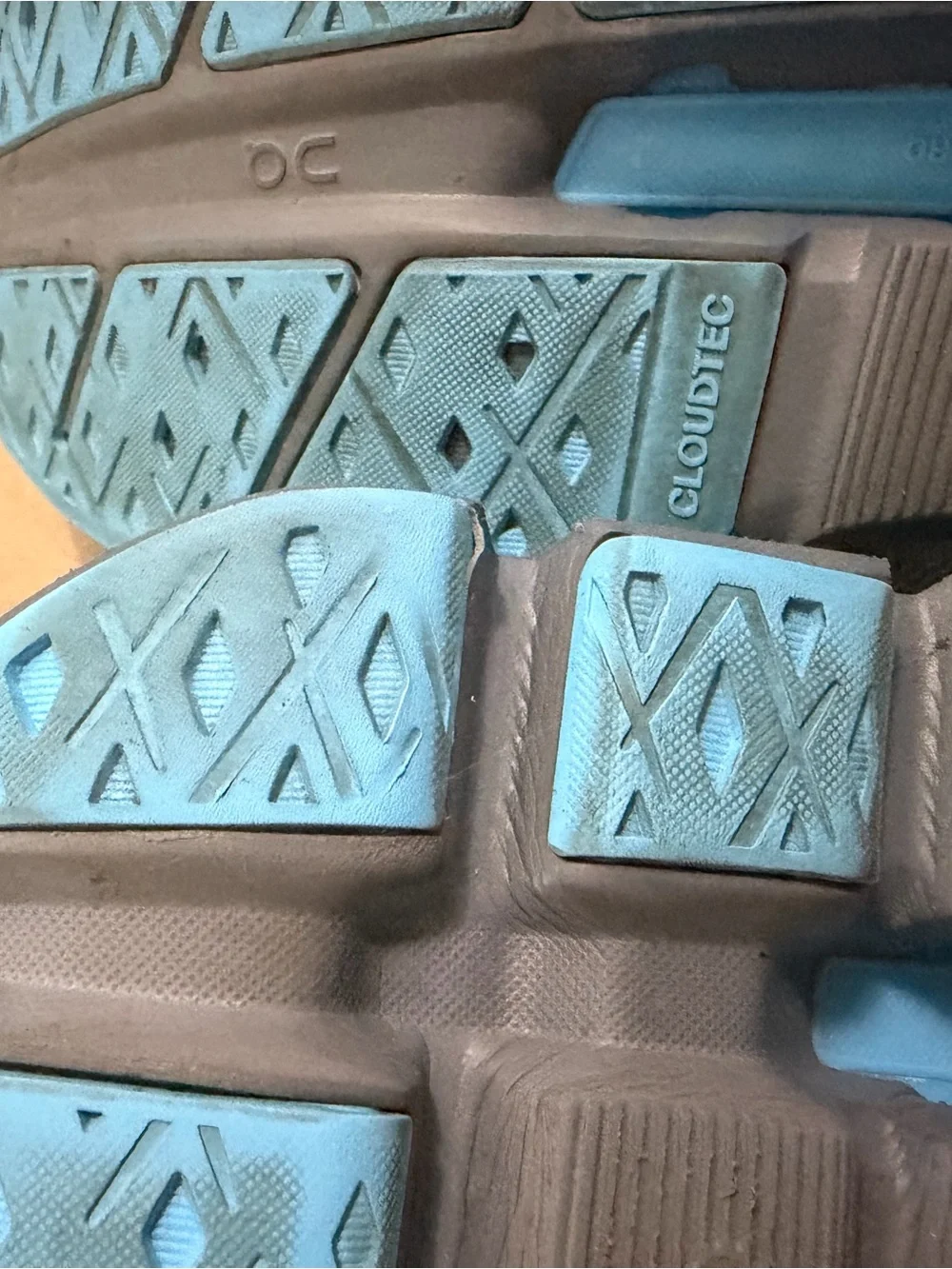 On Running light gray
