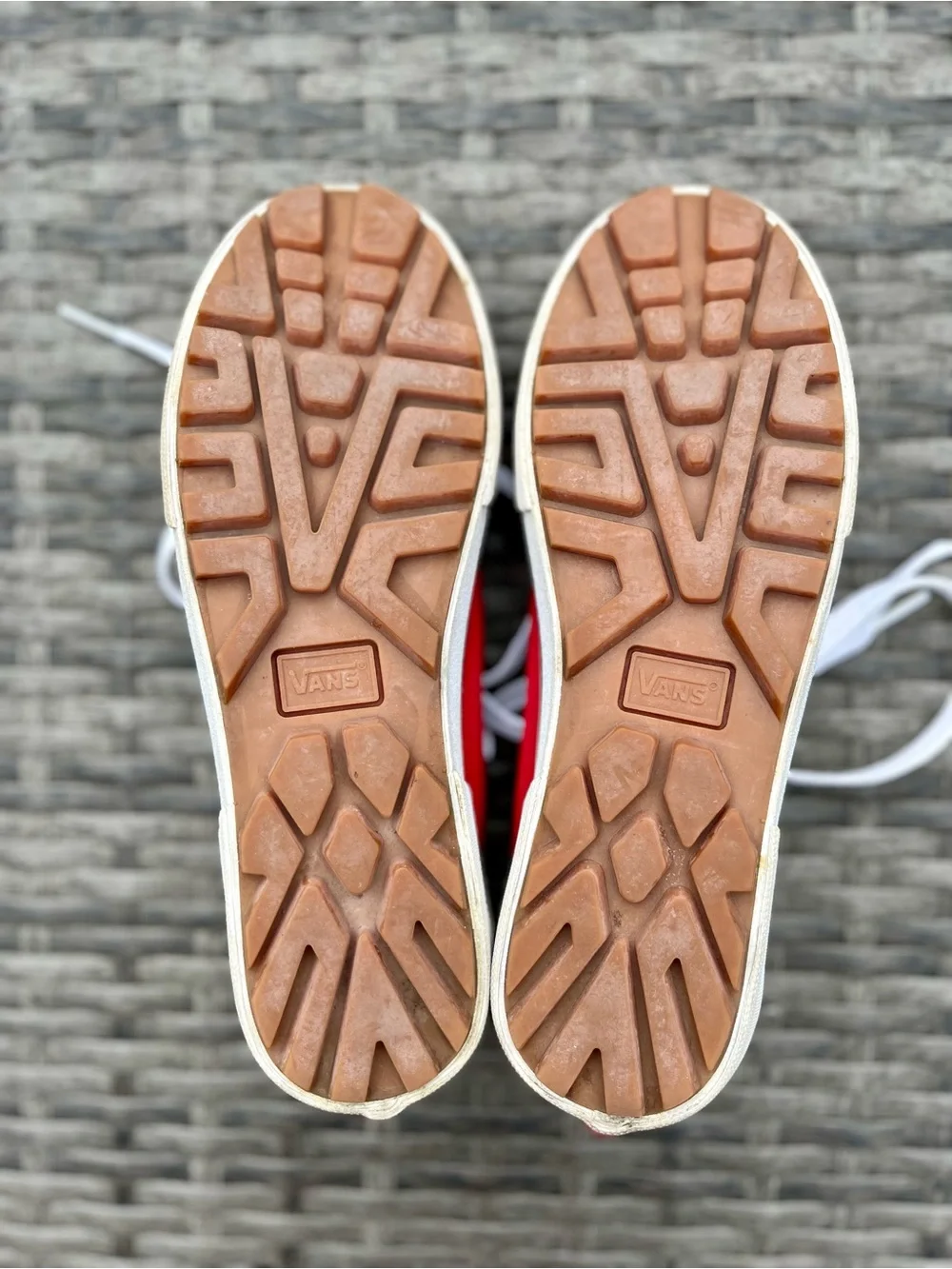 Vans bright red