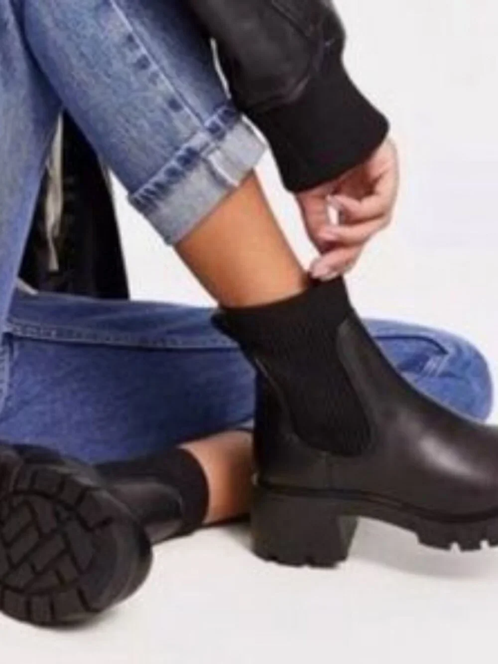 Steve Madden leather upper