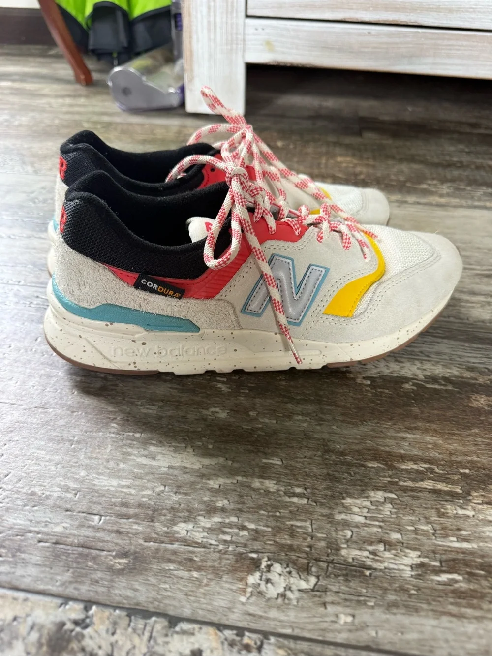 New Balance 997H sneakers cordura yellow blue red multi