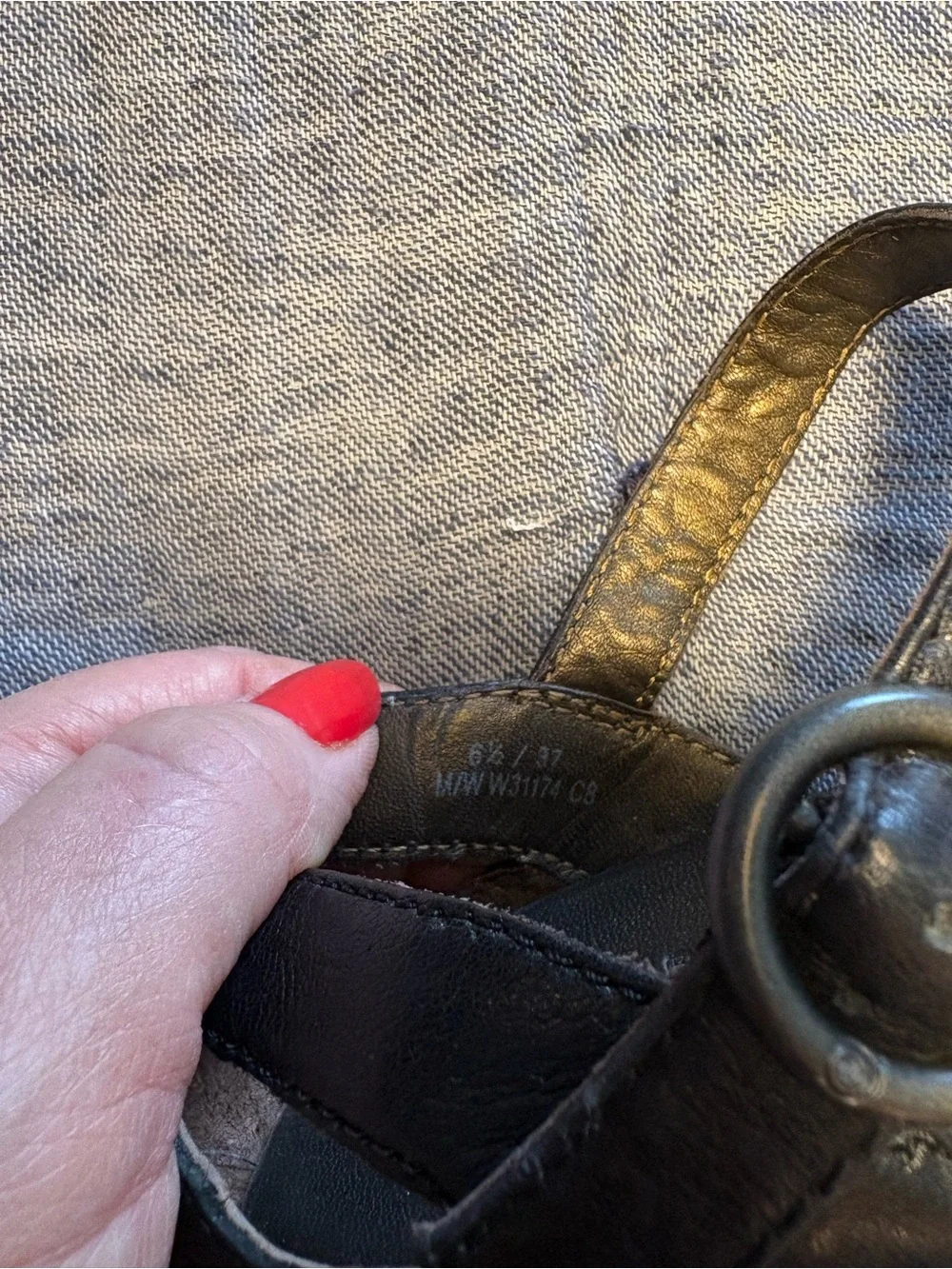Born black leather
