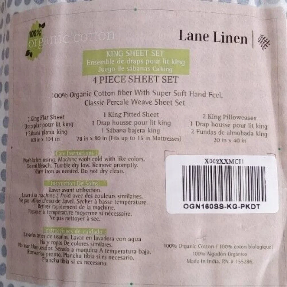 LANE LINEN new white