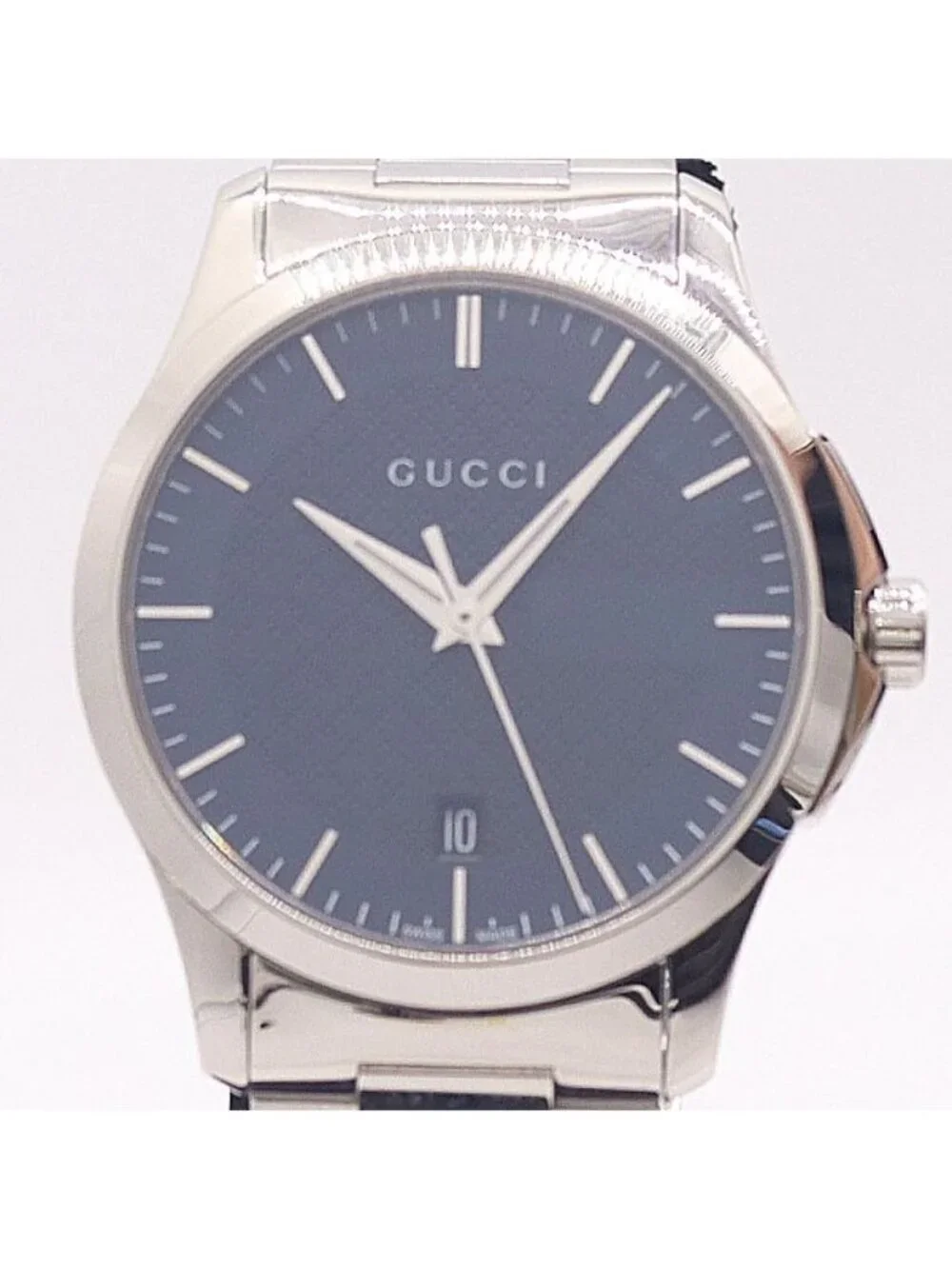 Gucci G-Timeless Date Navy Dial Watch
