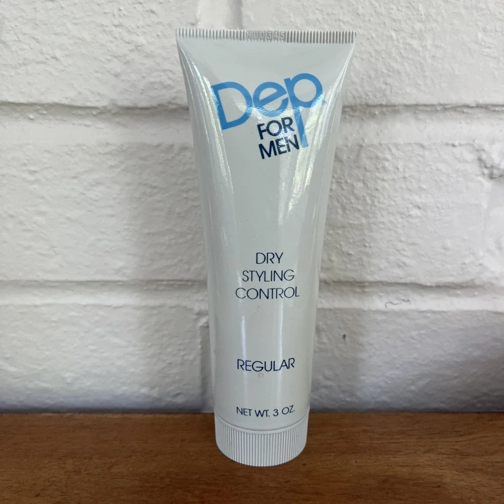 Vintage Dep For Men Dry Styling Control Gel Regular Hold 3‎ Oz Rare HTF