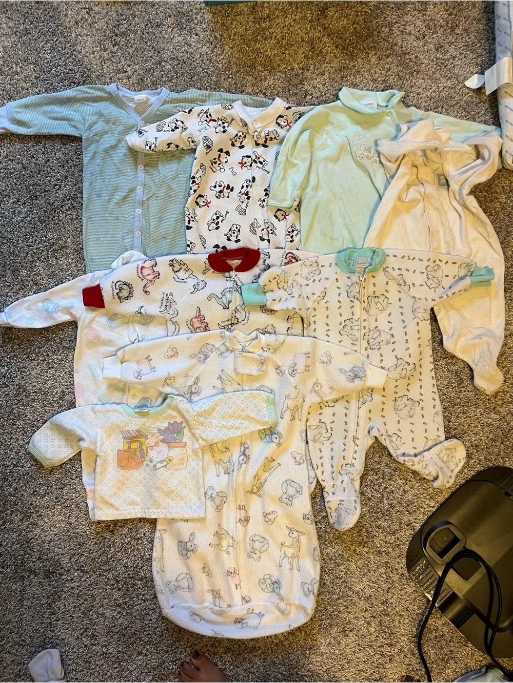 Baby boy vintage bundle shoes and clothing 38 pieces total