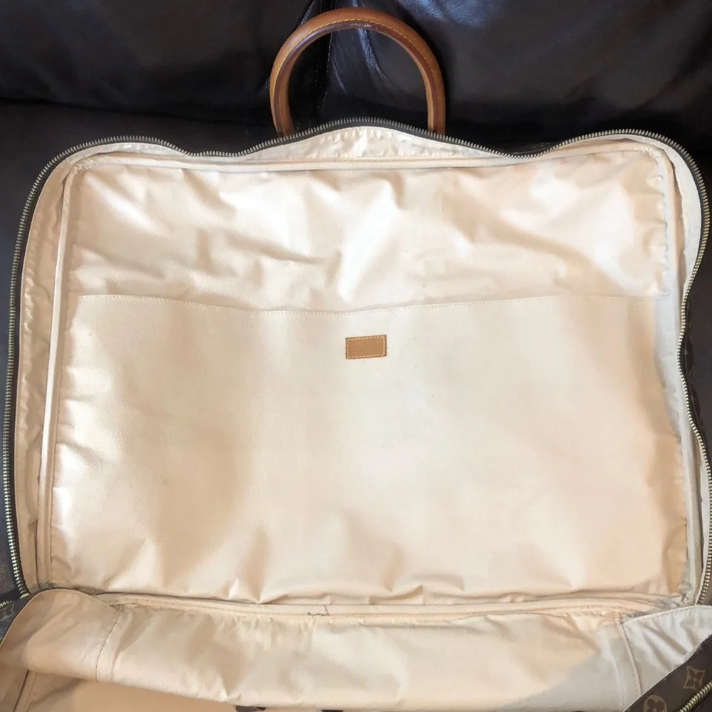 LOUIS VUITTON Monogram Sirius 55 Suitcase Lock/Key Tag/Poignet AUTHENTIC