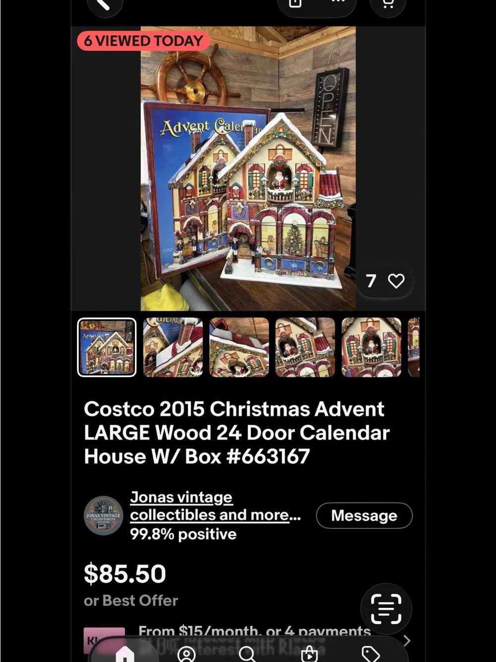 Advent Calendar wooden advent