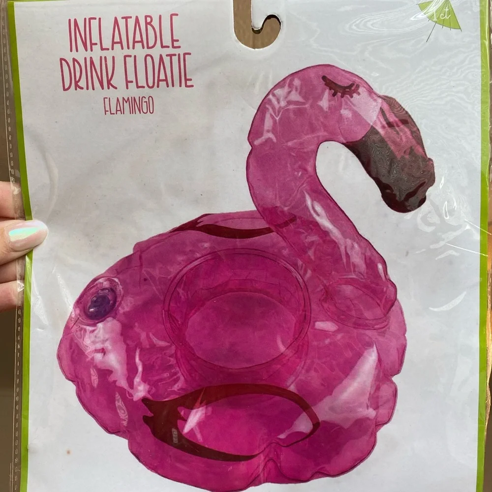 ⭐️5/$10⭐️ Flamingo Drink Floatie - Pink