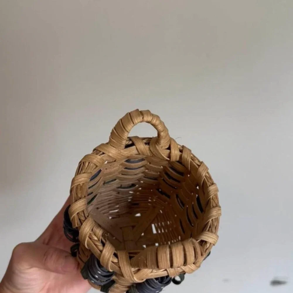 Handmade woven basket