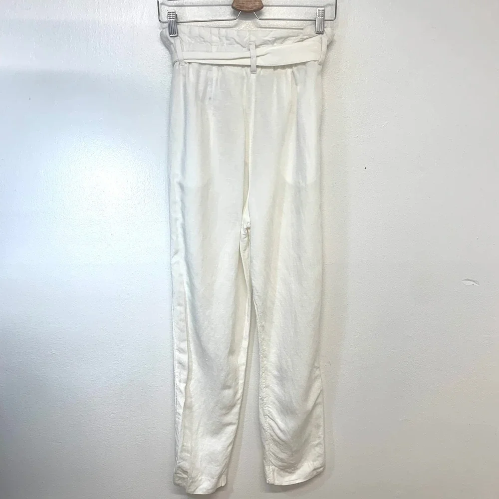 H&M white linen