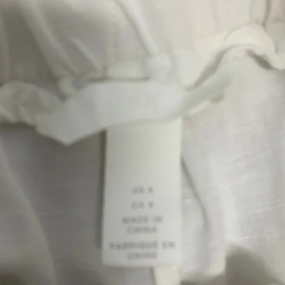 H&M white linen