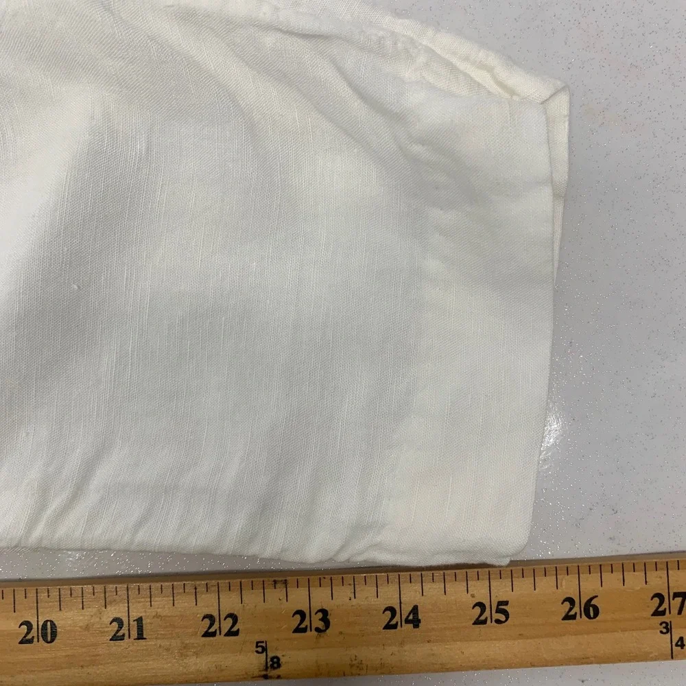 H&M white linen