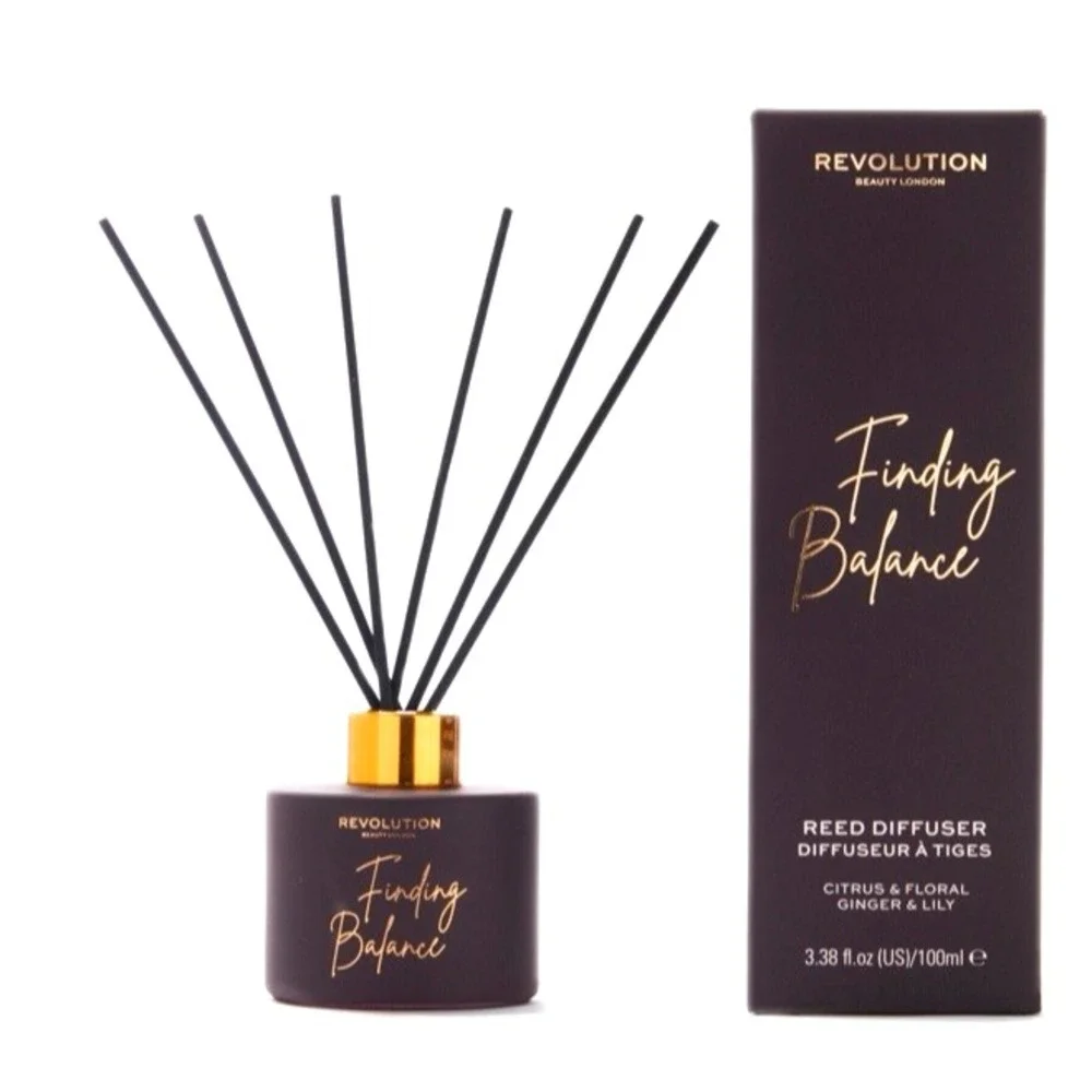 Revolution Beauty London Reed Diffuser Finding‎ Balance Citrus & Floral 3.38 oz