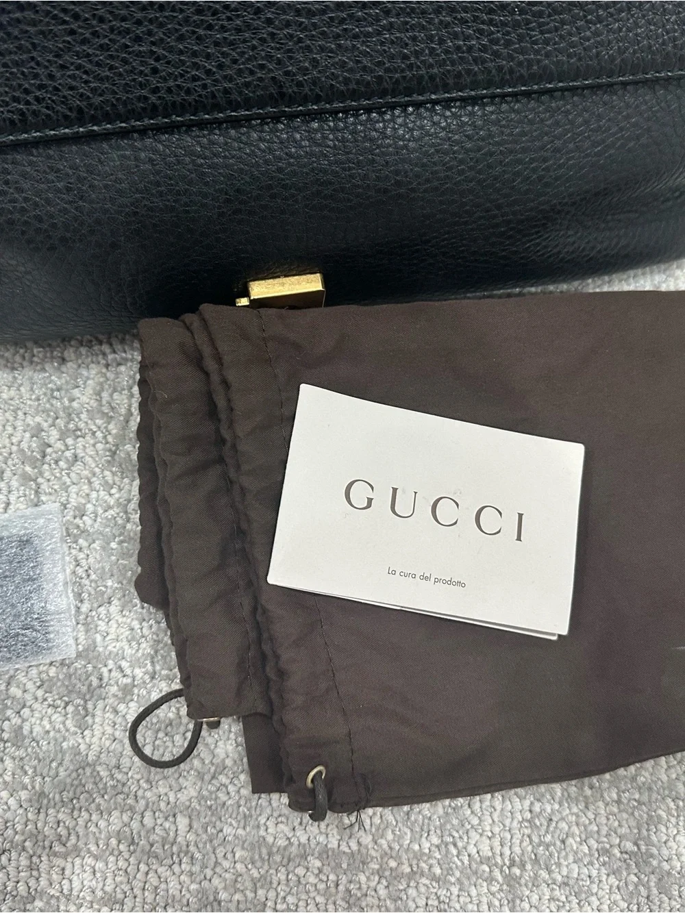 Gucci structured black