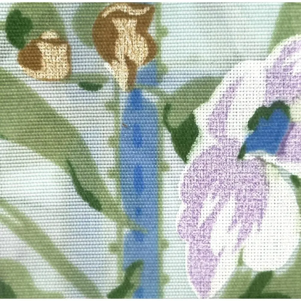 VTG Sears Carnation Floral Curtains Panels Draperies NOS Pair Width: 48” X 84”