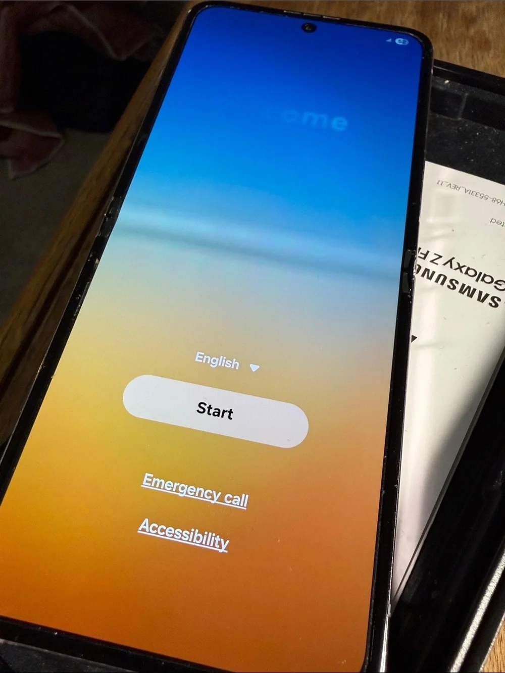 Samsung Foldable Smartphone - Black