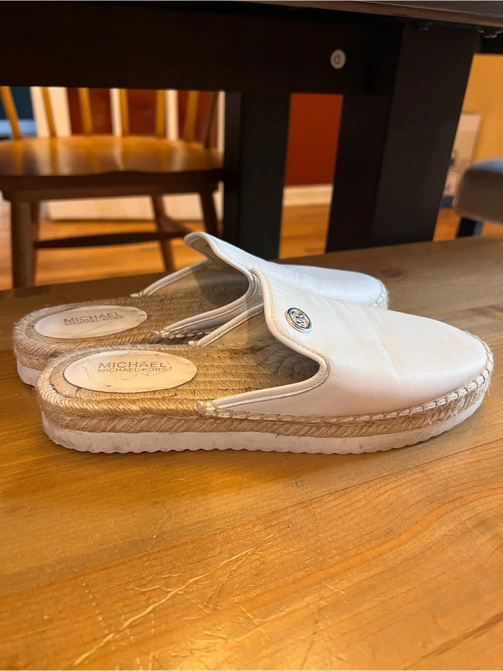 Michael Kors leather espadrille
