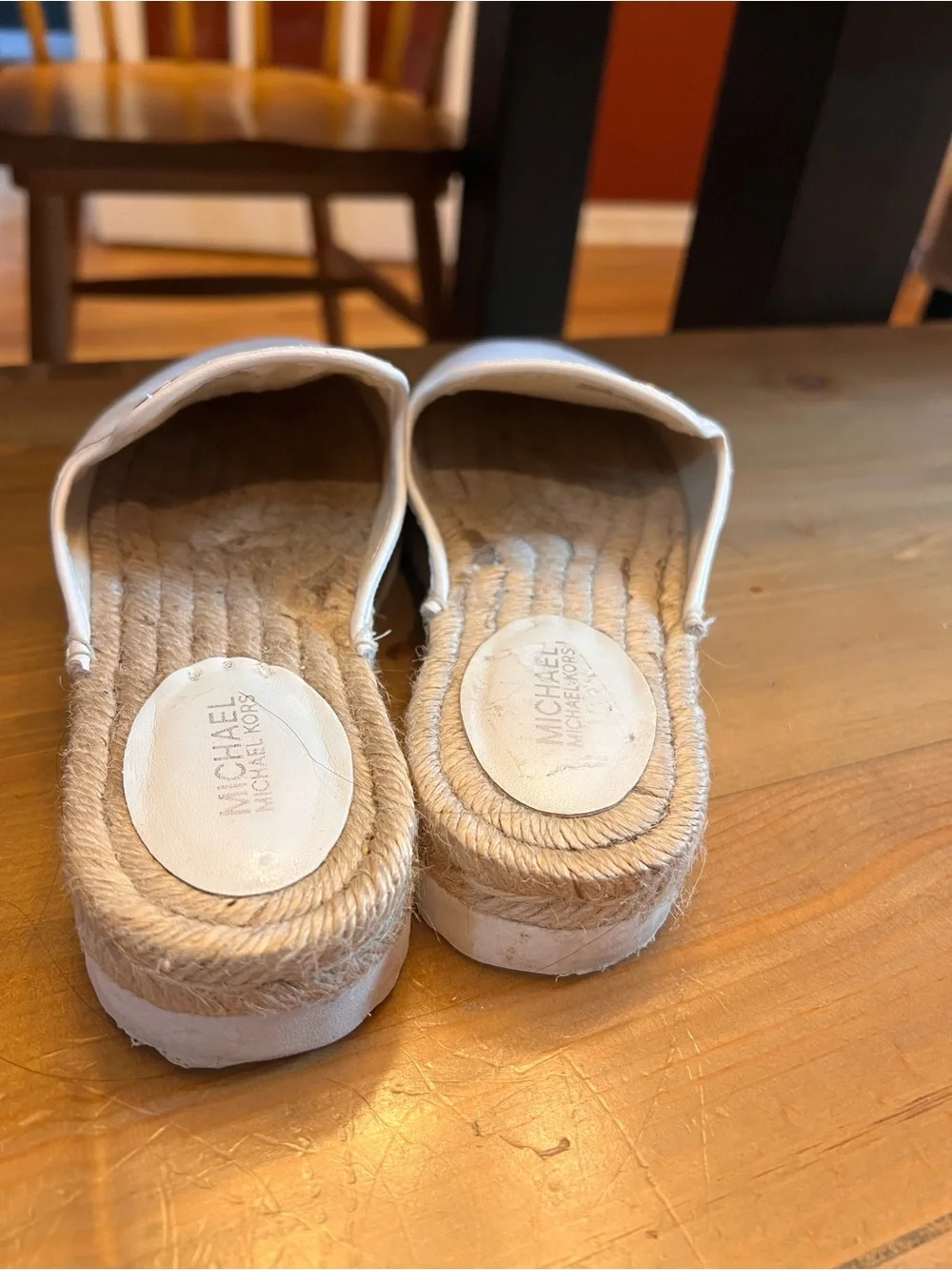 Michael Kors leather espadrille