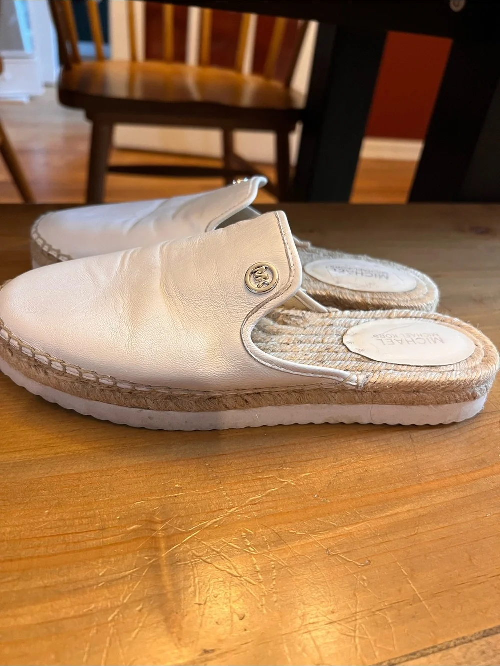 Michael Kors leather espadrille