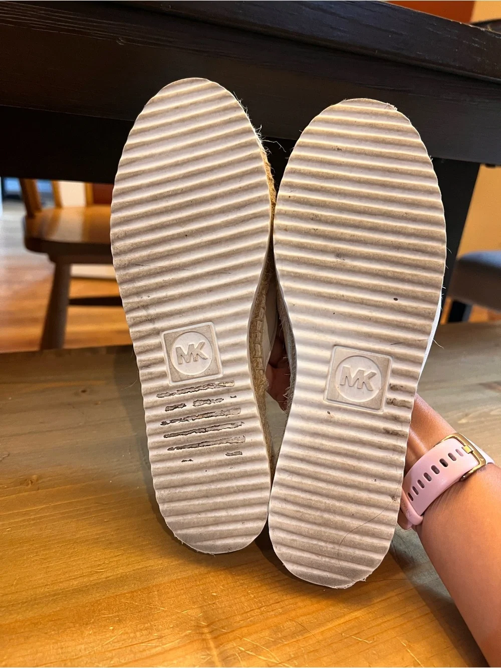 Michael Kors leather espadrille