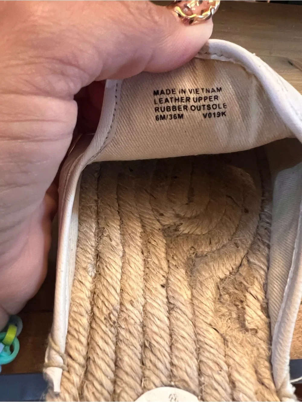 Michael Kors leather espadrille