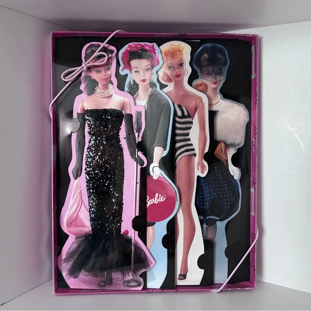 NWT Vintage BARBIE Glamour Dream Collection, Box Set 4 Greeting Cards/Envelopes