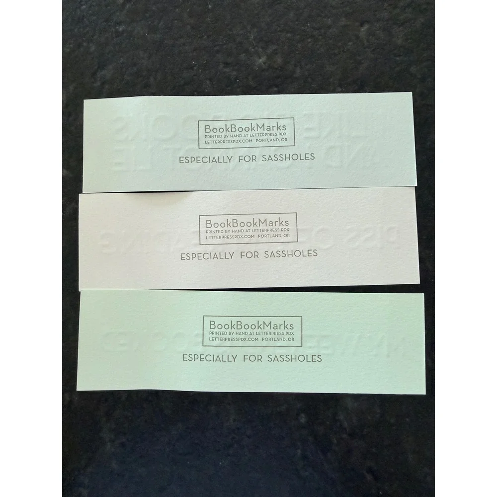 Letterpress PDX set three