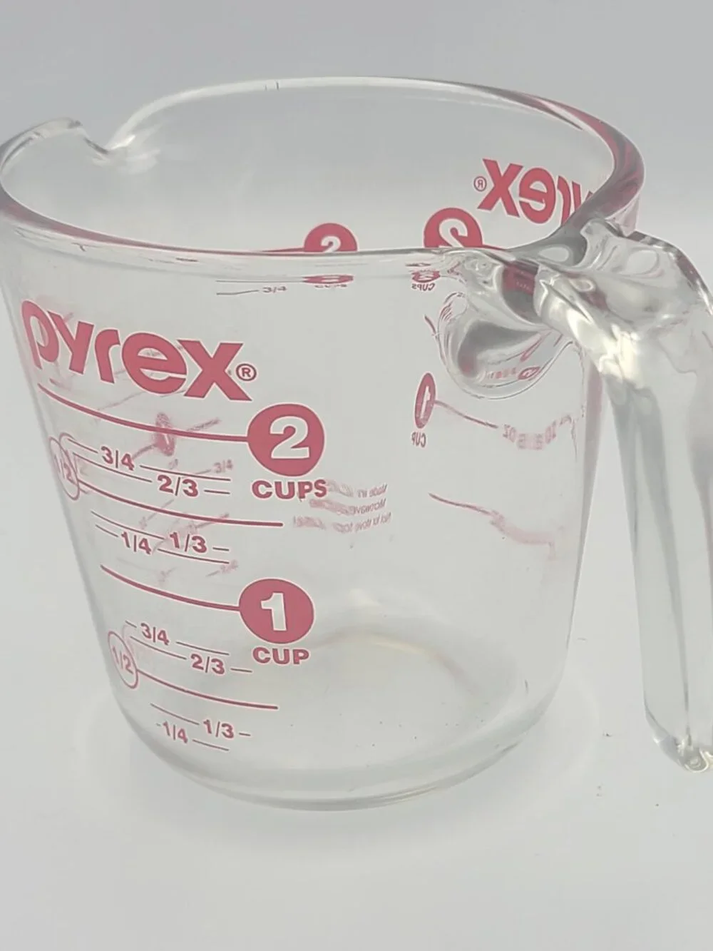 Pyrex scuffs details may