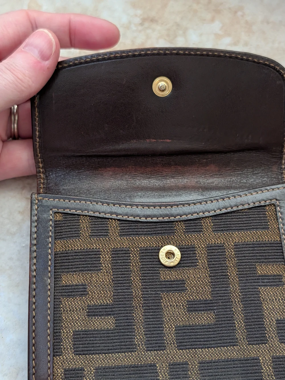 Fendi zucca brown