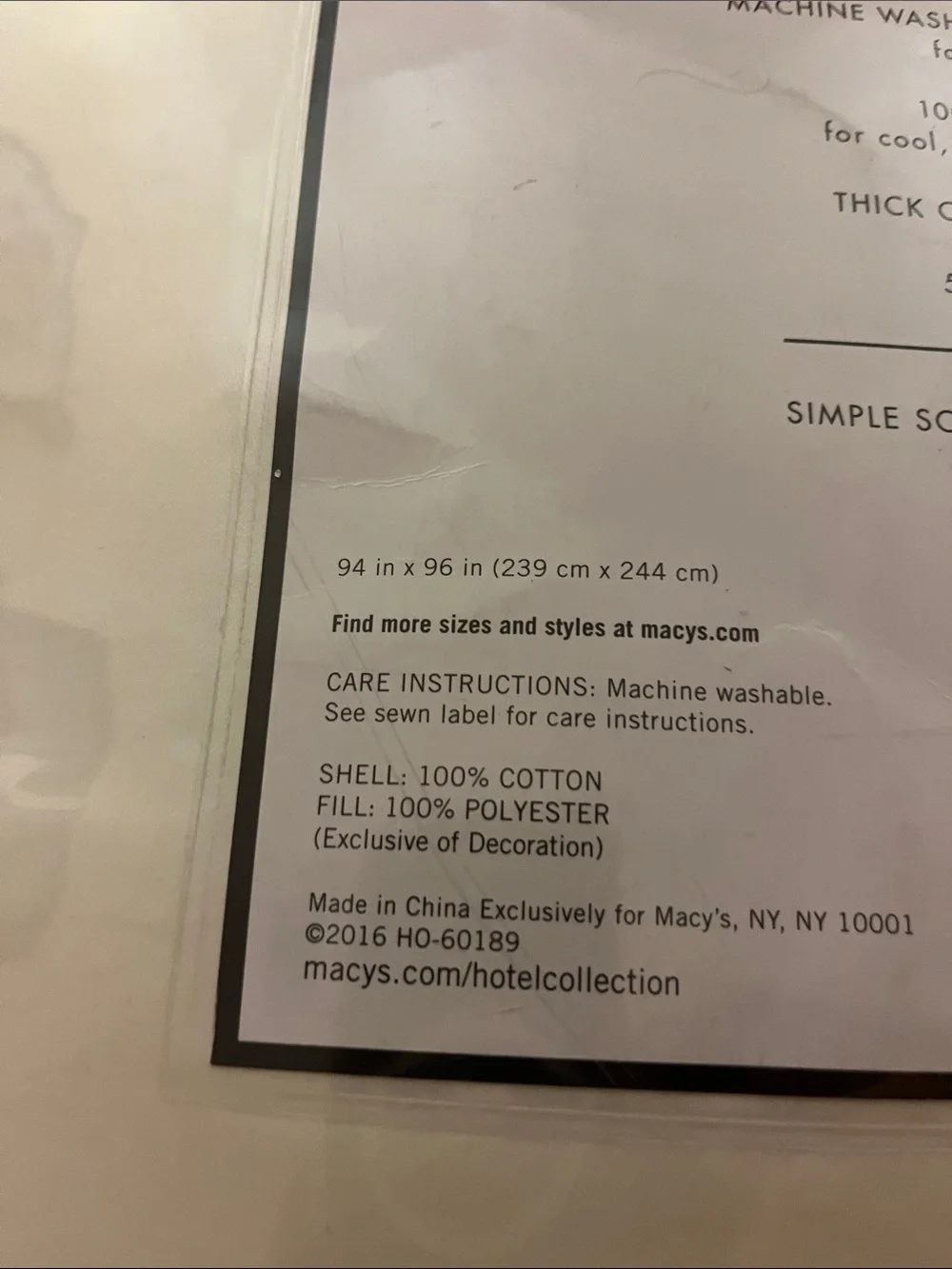 Hotel Collection soft cream