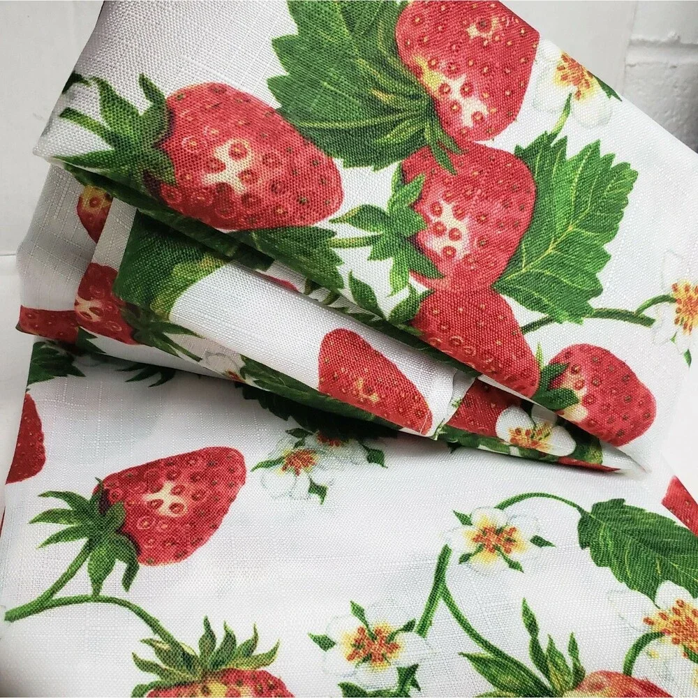 Textured Printed Fabric Tablecloth,60